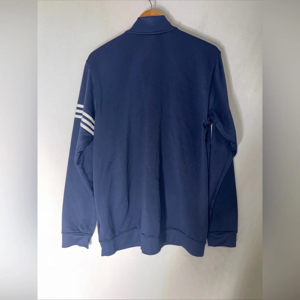Adidas Climate large‎ Mock 1/4 Zip Navy Blue OKC Oklahoma Thunder